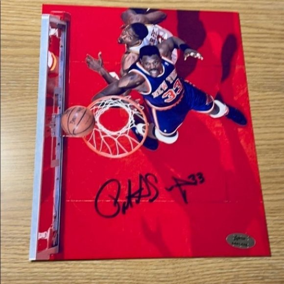 Patrick ewing autographed 8x10 photo